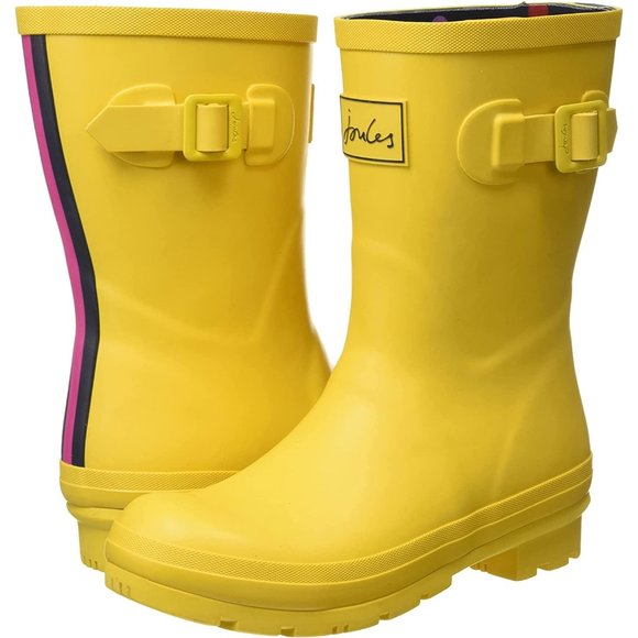Joules Shoes Joules Kelly Welly Midheight Rubber Rain Boots Yellow